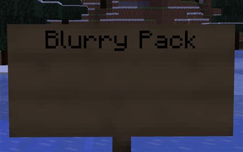 The Blurry Pack Screenshots Resource Packs Minecraft