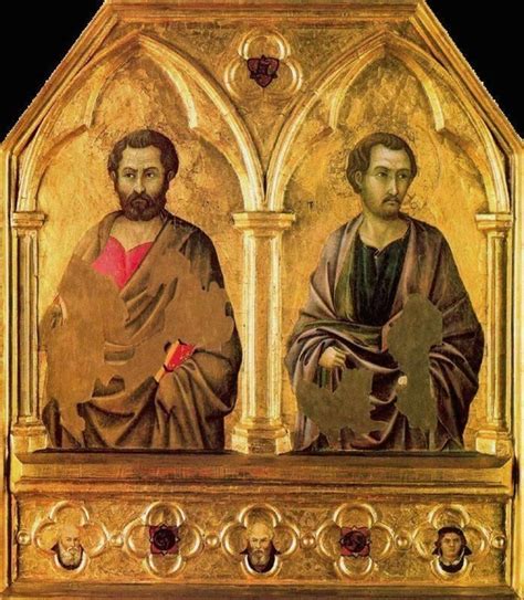 Saint Simon And Saint Thaddeus Jude Ugolino Di Nerio Artwork On Useum