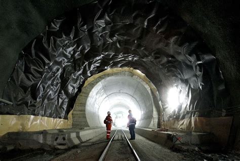 Gotthard Base Tunnel Switzerland Unveils Worlds Longest Rail Tunnel