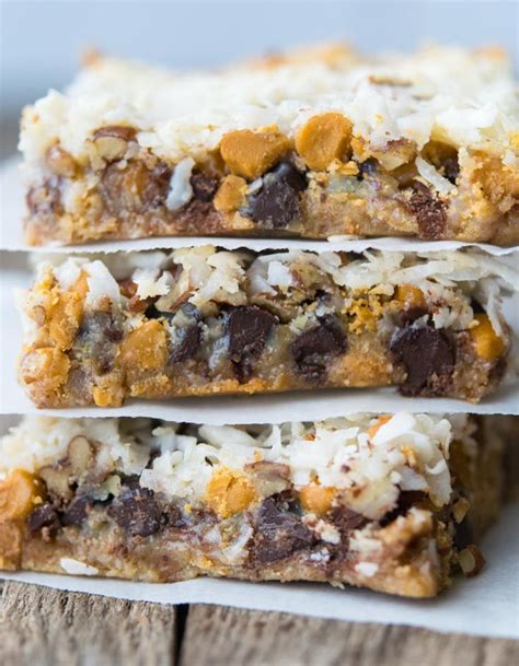 You have cream cheese, chocolate, and vanilla flavored layers. 7 Layer Bars (Easy Chewy Dessert & Made In One Pan!) | Recipe | 7 layer bars, Layer bar recipes ...