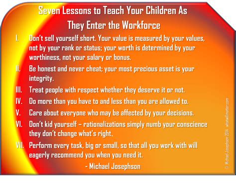7 Lessons To Teach Your Children As They Enter The