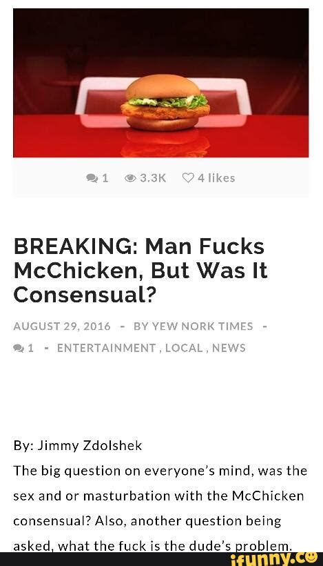 Guy Fucks Mcchicken Video Telegraph