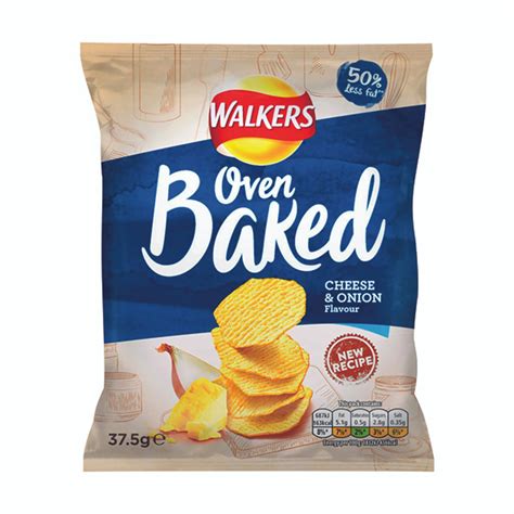 Walkers Baked Cheese And Onion 375g Pack Of 32 101011 Supplies For