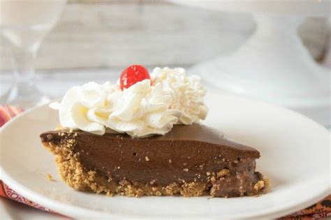 Chocolate Pie With Graham Cracker Crust When Is Dinner Chocolate Pie