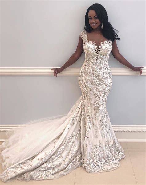 Sleeveless Mermaid Wedding Dress Plus Size Sexy Mermaid African Wedding Dresses Vintage
