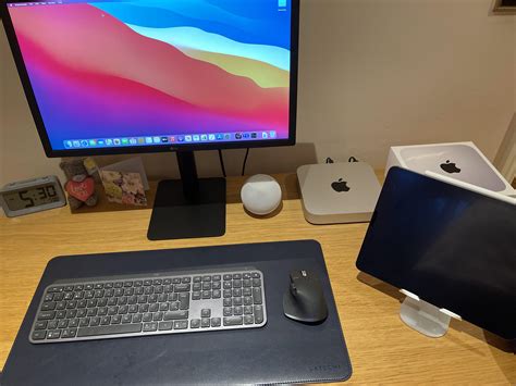 m1 16gb 1tb mac mini arrived today and the desk setup is now complete absolutely loving it r