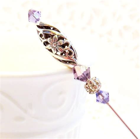 Victorian Hat Pins Womens Accessories Beaded Victorian Hat Pin