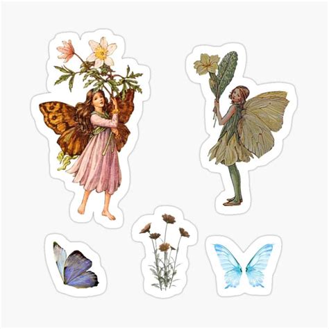 Fairycore Aesthetic Flower Sticker By Imagilure En 2021 Pegatinas