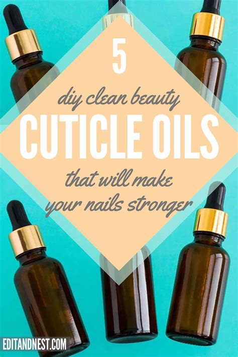 5 Easy Diy Oils That Will Make Your Nails Grow Stronger Edit Nest