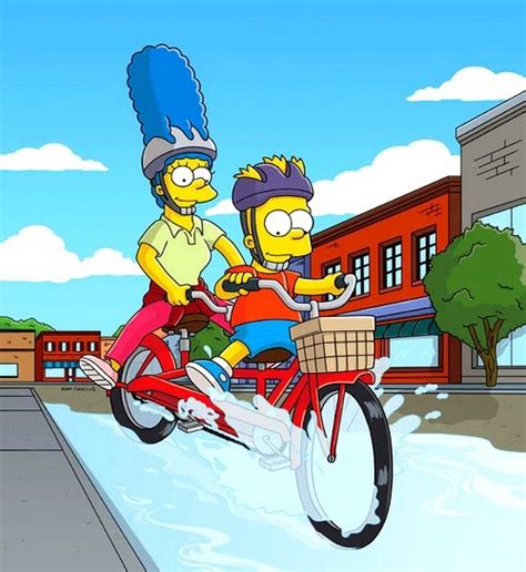 Canela Bart And Marge E A Bicicleta Para Dois