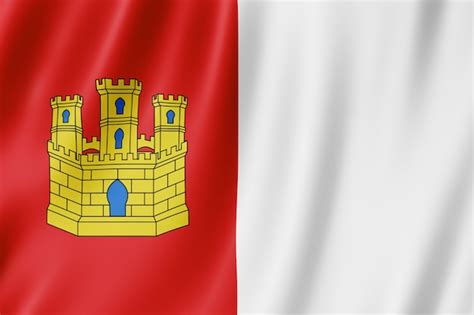 Premium Photo Flag Of Castilla La Mancha