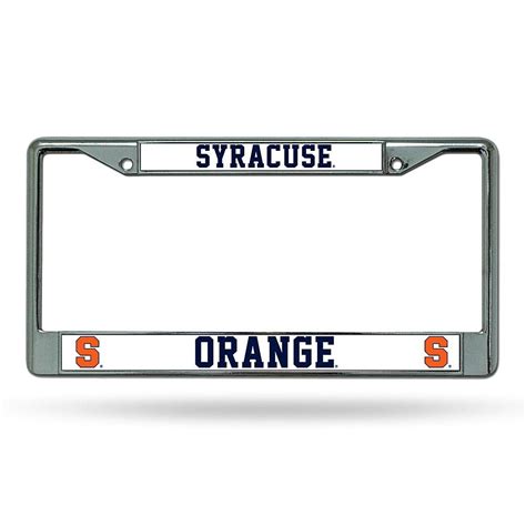 Ncaa Chrome License Plate Frame Syracuse 8664765 Hsn In 2021