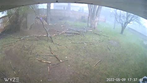 My Brothers Backyard In Minnesota As A Flash Storm Rolled Through 59