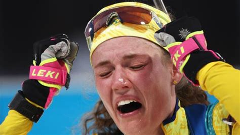 Winter Olympics Swedens Hanna Oberg Claims Surprise Biathlon Gold