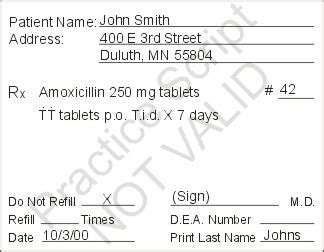 This is just a sample. Sample Prescription