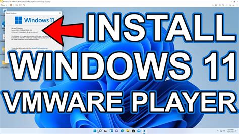How To Install Windows 11 In Vmware Player For Free Bypassing Tpm