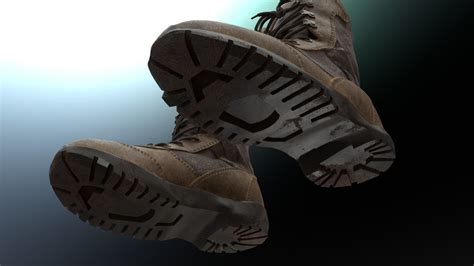 Soldier Boots 3d Model Cgtrader