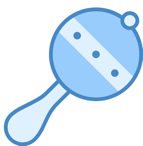 Baby Rattle Png Blue Baby Rattle Png Clipart Full Size Clipart