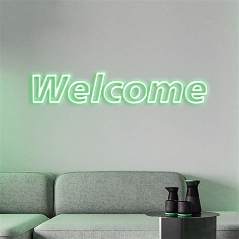 Welcome Naked Neon Sign Vivid High Quality