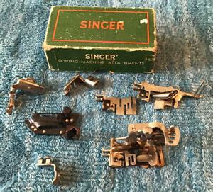 Vintage Singer Sewing Machine Attachments Ebay