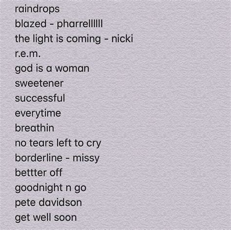 Image Sweetener Tracklist From Notes Ariana Grande Wiki