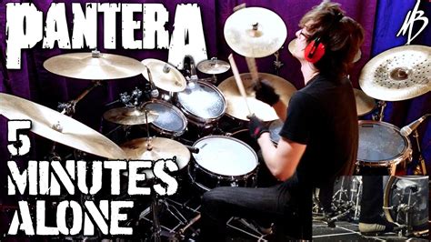 pantera 5 minutes alone drum cover mbdrums youtube