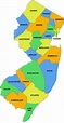 Online Maps: New Jersey County Map