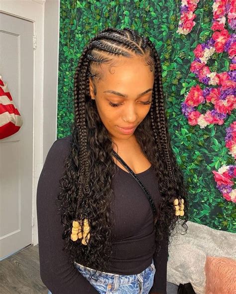 Braids And Weave In The Back A Timeless Fusion Of Style And