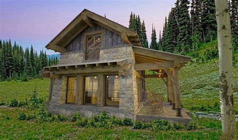 Colorado Mountain Cabin Small House Timber Fame Cabin Design Stuart