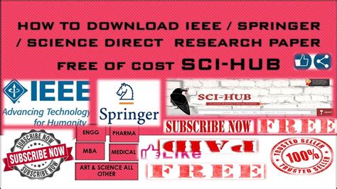 Research Paper Free Download By Sci Hub Youtube