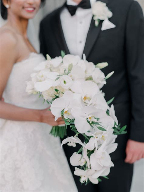 Cascading White Orchid Bouquet Artofit