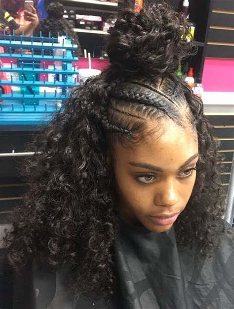Hairstyle Half Up Half Down Weave Best Hairstyle