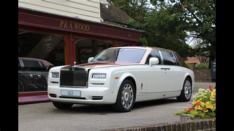 Rolls Royce Phantom Ewb Rose Gold And White Youtube
