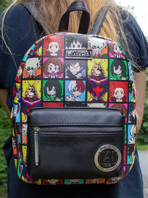 My Hero Academia Chibi Mini Backpack With Metal Badge Buy Online At