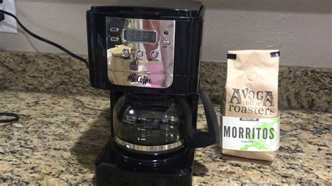 Coffee coffee grinder not spinning due to the clogged grinds when you use mr. Mr coffee set delay - YouTube