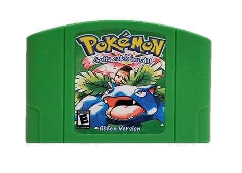 Pokémon Green Version For Nintendo 64 N64 Ntsc Uc Us Geek Guilt