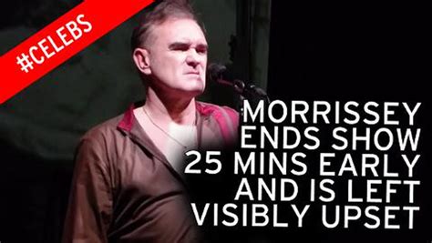 Watch Morrissey Storm Off Stage In Poland After Being Heckled About