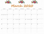 Free Printable Calendar March 2020 Large Sheet | Free Printable Calendar