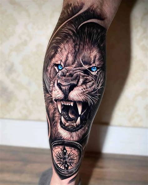 Roaring Lion Tattoo Sketch