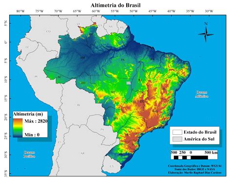 Mapas De Relevo Do Brasil Learnbraz