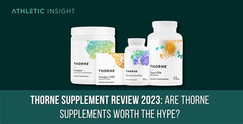 Thorne Supplement Review 2023 Are Thorne Supplements Worth The Hype