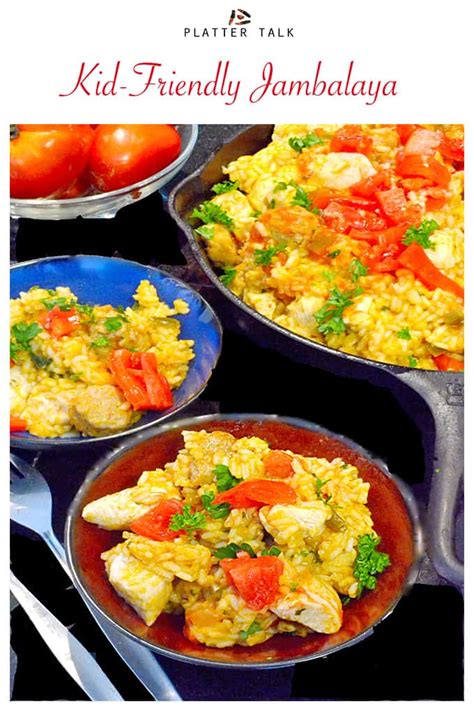 Weeknight Kid Friendly Jambalaya from Platter Talk