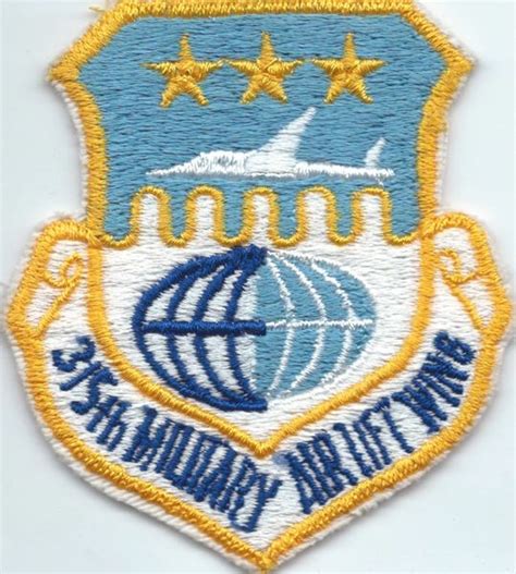 Usaf Patch 315 Military Airlift Wing Usafcollectibles