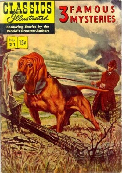 cover for classics illustrated gilberton 1947 series 21 [hrn 114] 3 famous mysteries