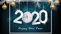 Happy New Year 2021 With Bauble Ornaments HD Happy New Year 2021 ...