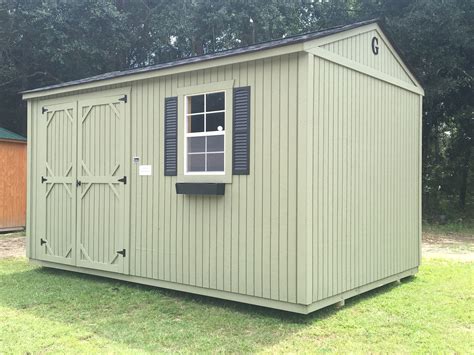 10x16 Garden Shed Portable Buildings Shed Outdoor Structures