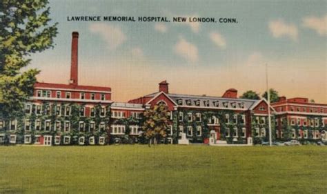 Lawrence Memorial Hospital New London Connecticut Vintage Postcard Ebay