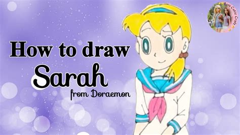 How To Draw Sarah From Doraemon Youtube