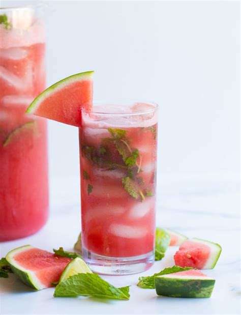 Watermelon Mojitos Wholesomelicious