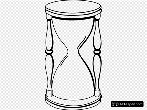 Hourglass Clipart Outline Hourglass Outline Transparent Free For